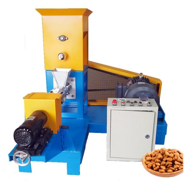 Automatic Floating Fish Feed Extruder Production Line / Fish Feed Machine Price / Small Dog Food Machine