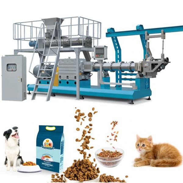 Double Screw Extruder Cat Food Pellet Making Machine
